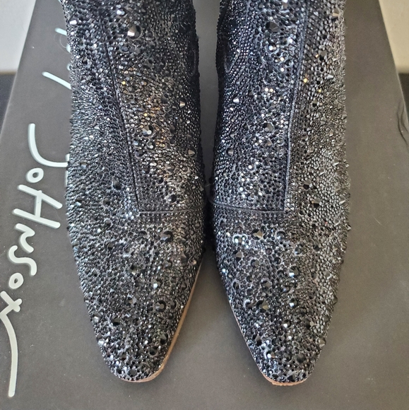 Betsey Johnson's Diva Rhinestone Booties - Picture 8 of 8